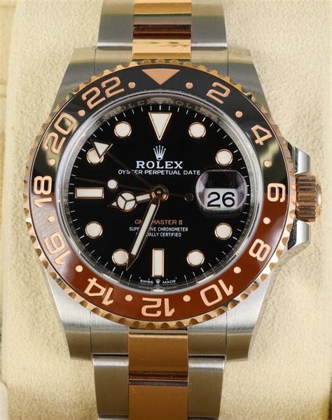 rolex gmt two tone root beer